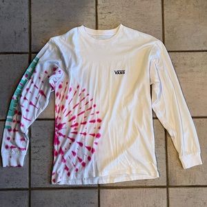 Vans “Off The Wall” Long Sleeved Tie-Dye T-Shirt